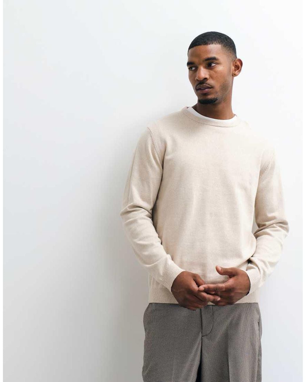 Jack & Jones Natural Essential Knit Jumper for men