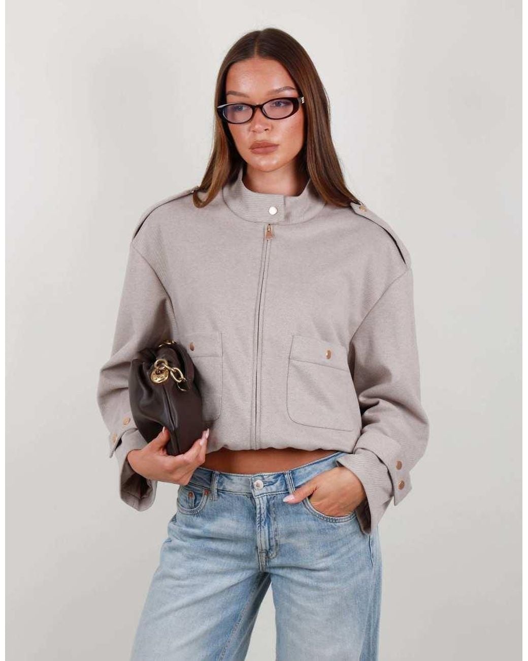 SIMMI Blue Twill Soft Touch Jacket