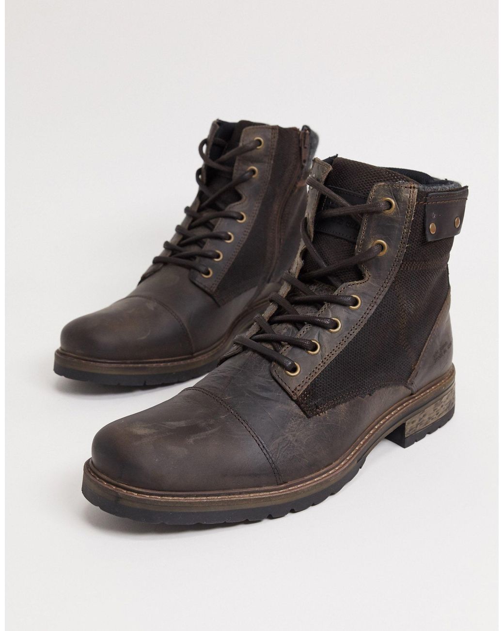 River Island Boots in Brown for Men - Lyst