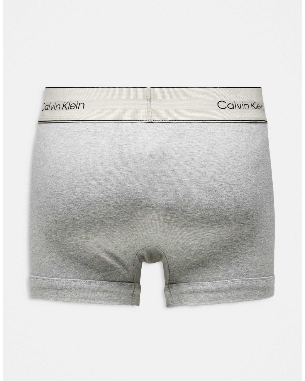 Calvin Klein – heritage cotton – unterhosen in Gray für Herren