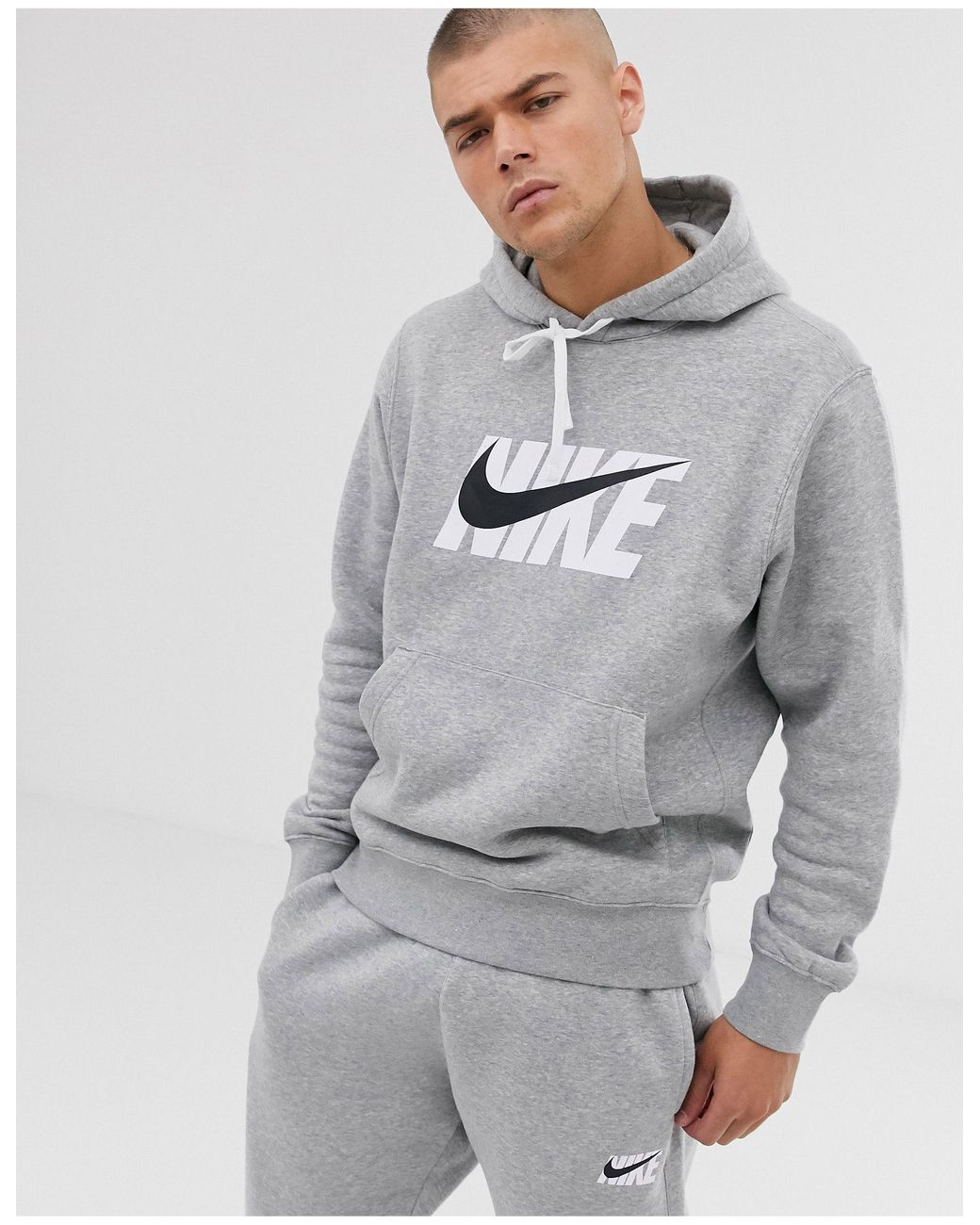 Nike Baumwolle – Trainingsanzug-Set in Grau für Herren | Lyst DE