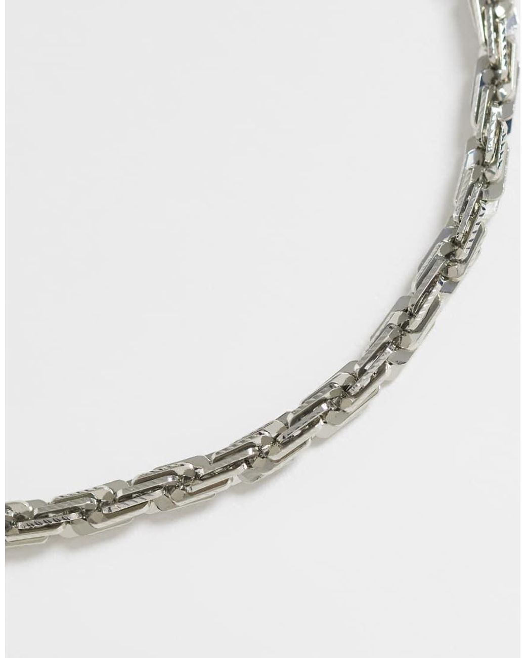 ASOS White Multi Link Rope Chain Necklace for men
