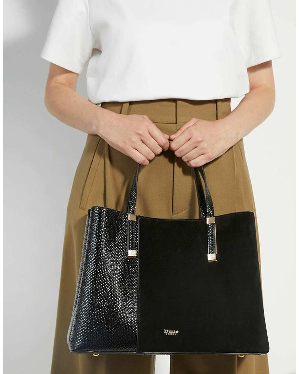 Dune Black Dorry Tote Bag