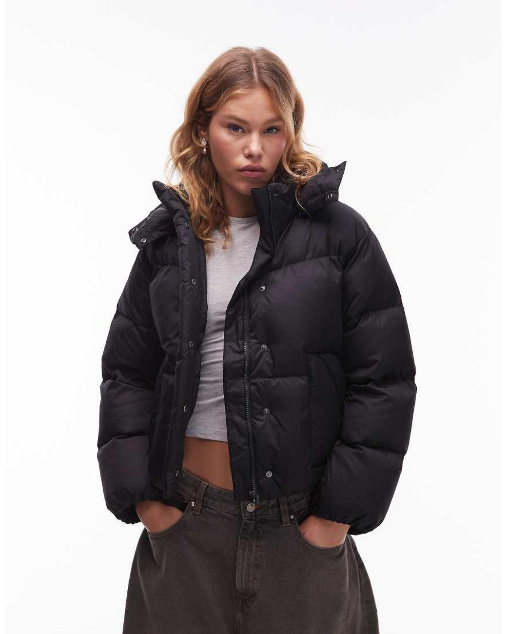 Levi's Black Western Shortie Puffer Coat