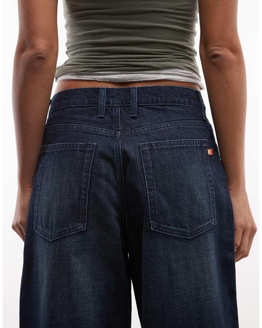 Collusion Blue X001 Antifit Mid Rise Jean