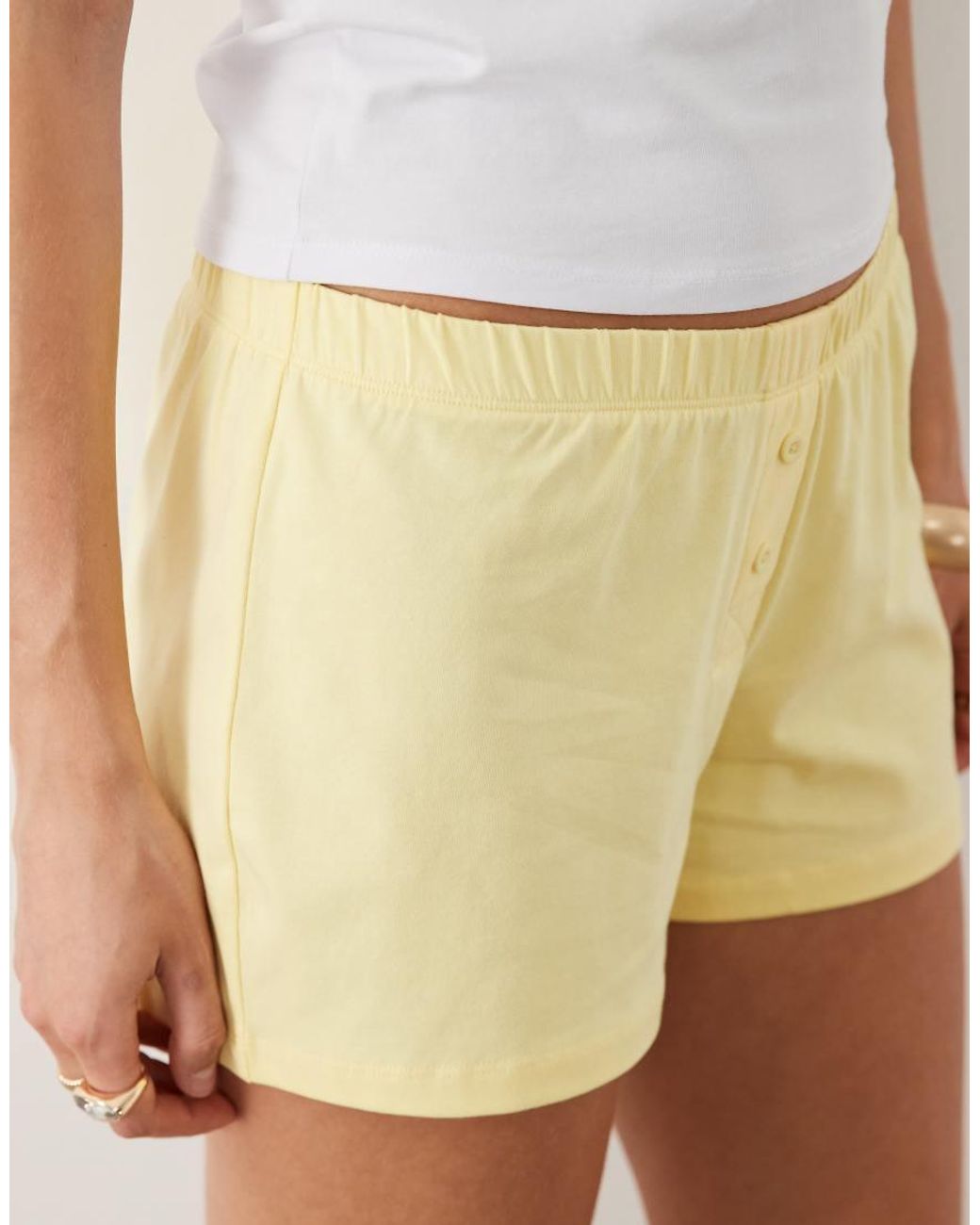 ASOS Natural Shorts Co-ord