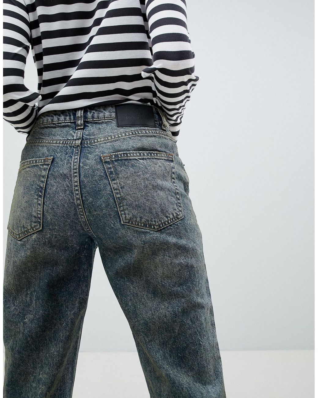 cheap monday straight leg jeans
