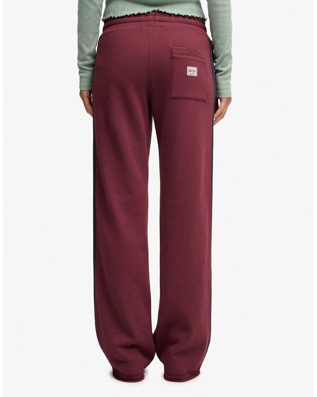 Superdry Red Athletic Essentials Hockey Joggers