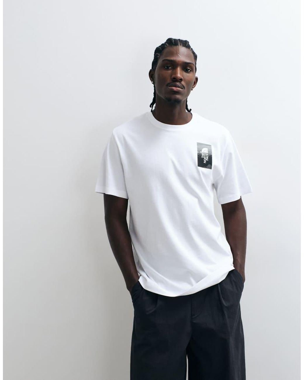 The North Face White Apex 75 Graphic T-Shirt for men