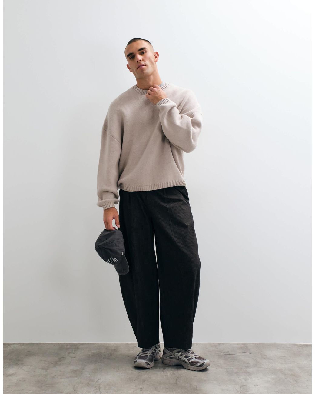 Weekday Oversize-pullover in Natural für Herren