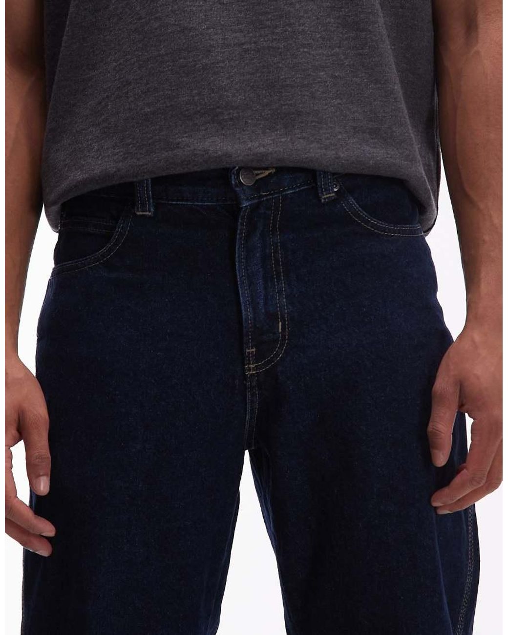 Dickies Blue 954 Relaxed Straight Work Jeans for men