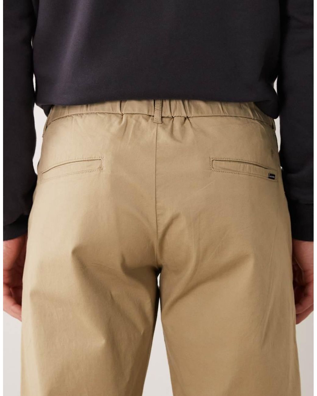 Jack & Jones White Loose Chino Trouser for men