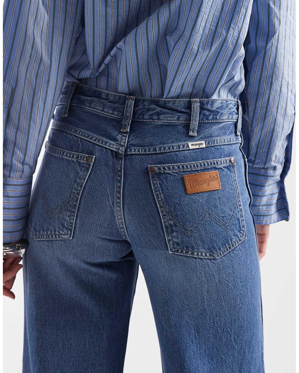 Wrangler Blue World Wide Mid-rise Jeans