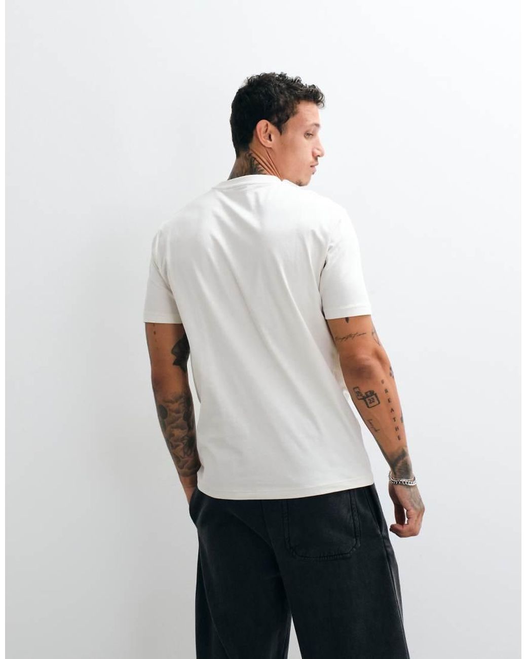 Napapijri White Map T-shirt for men