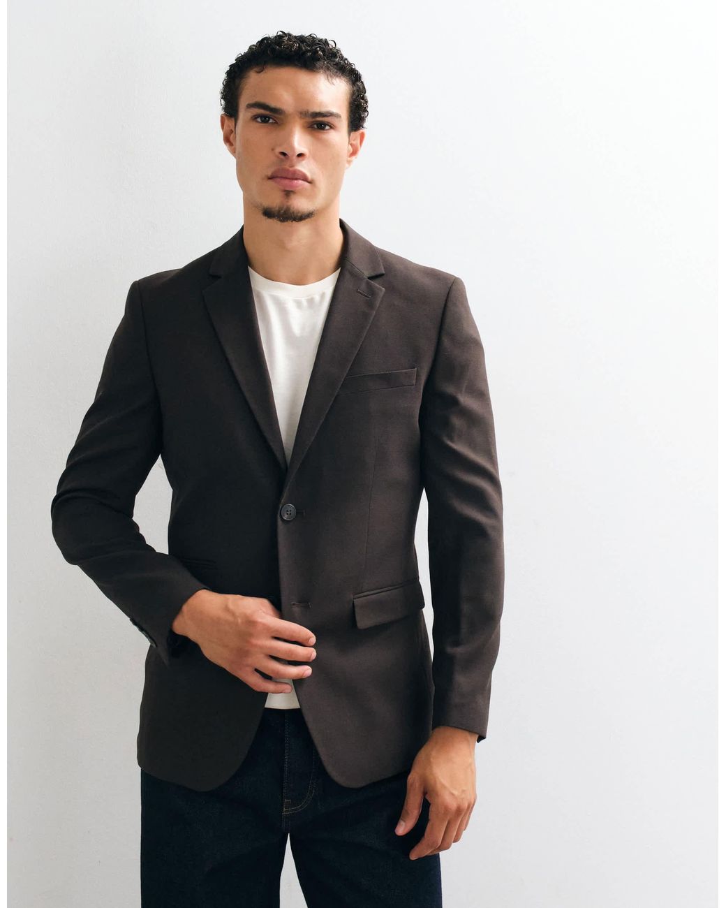 SELECTED Kombiteil-blazer in Brown für Herren