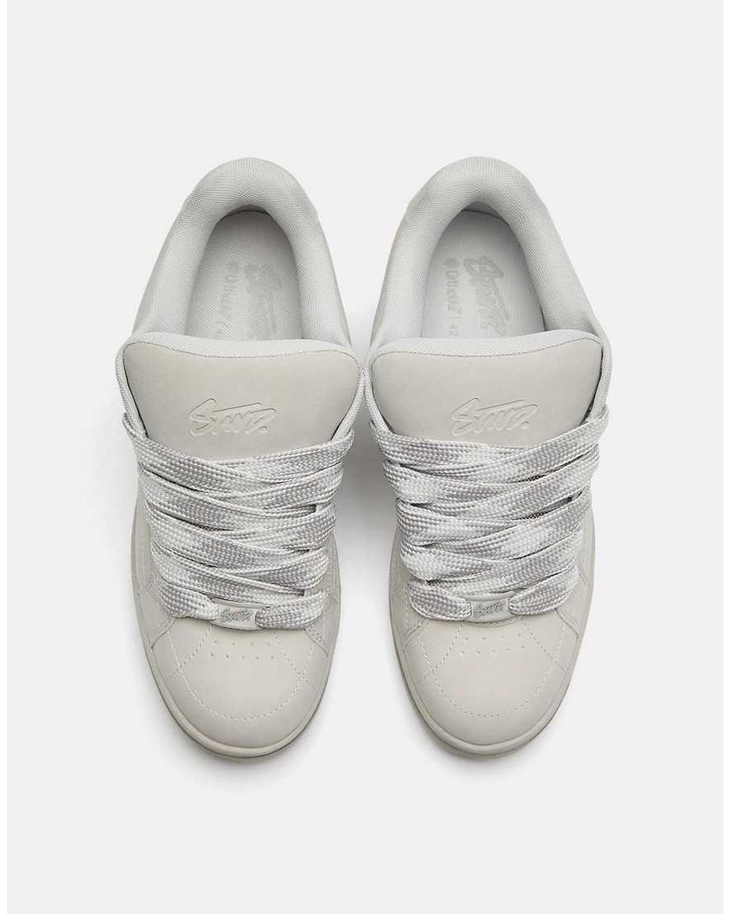 Pull&Bear Gray Stwd Skate Trainers for men