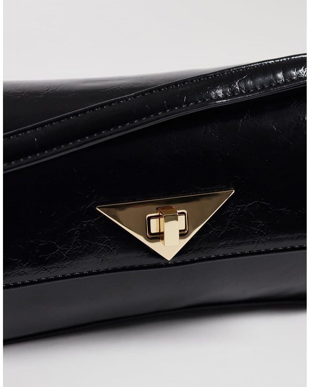 Glamorous Black Cross Body Bag With Chain