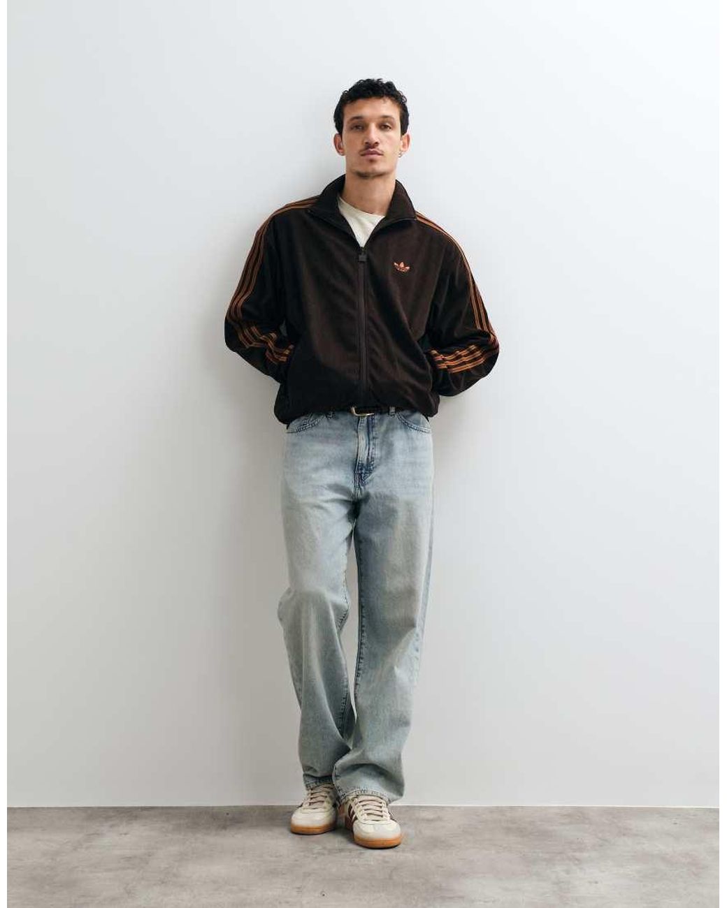 Adidas Originals Black Firebird Track Top for men