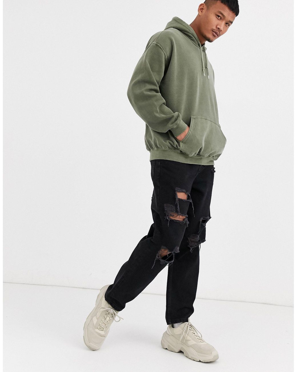 Reclaimed vintage inspired oversized hoodi sale
