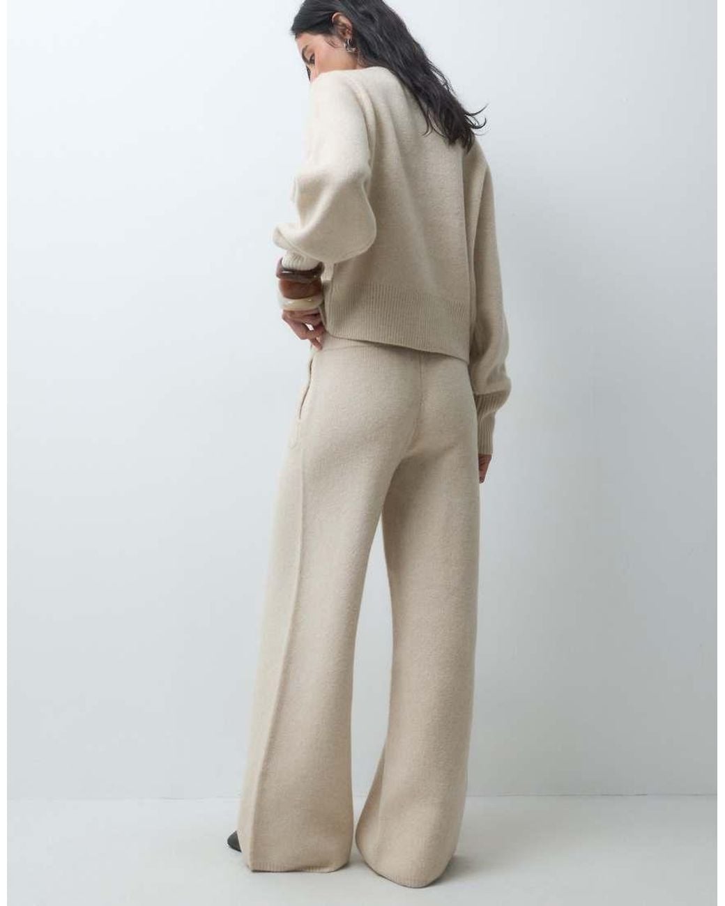 ASOS Natural Lounge Trouser Set