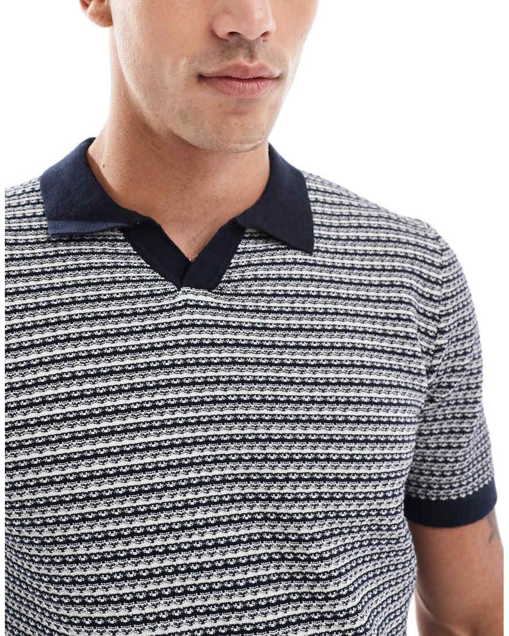 Polo di Threadbare in Blue da Uomo