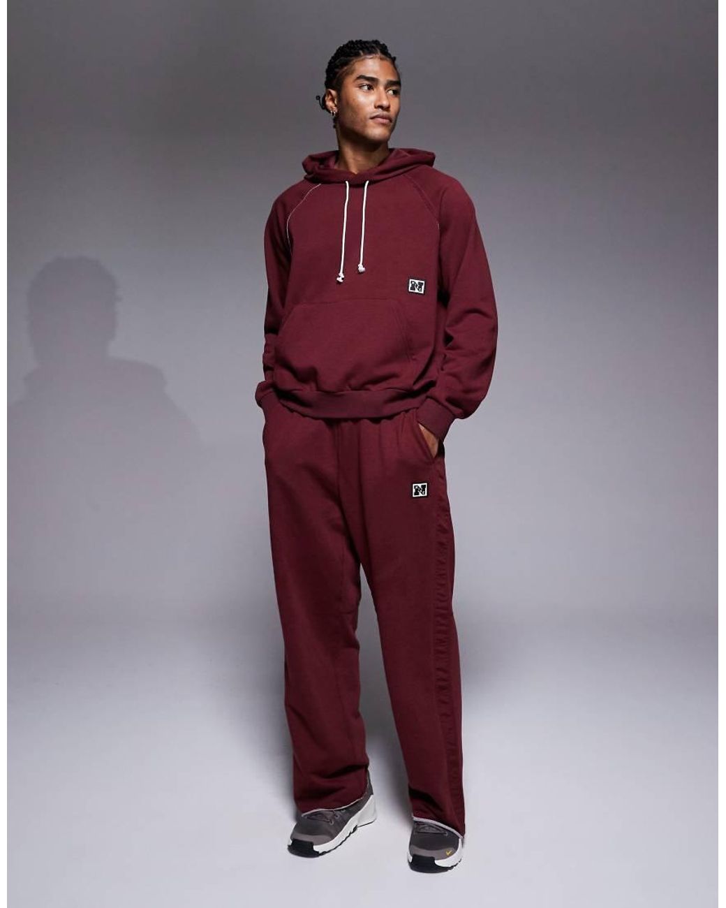 Nike Red Heritage Dri-Fit Hoodie for men