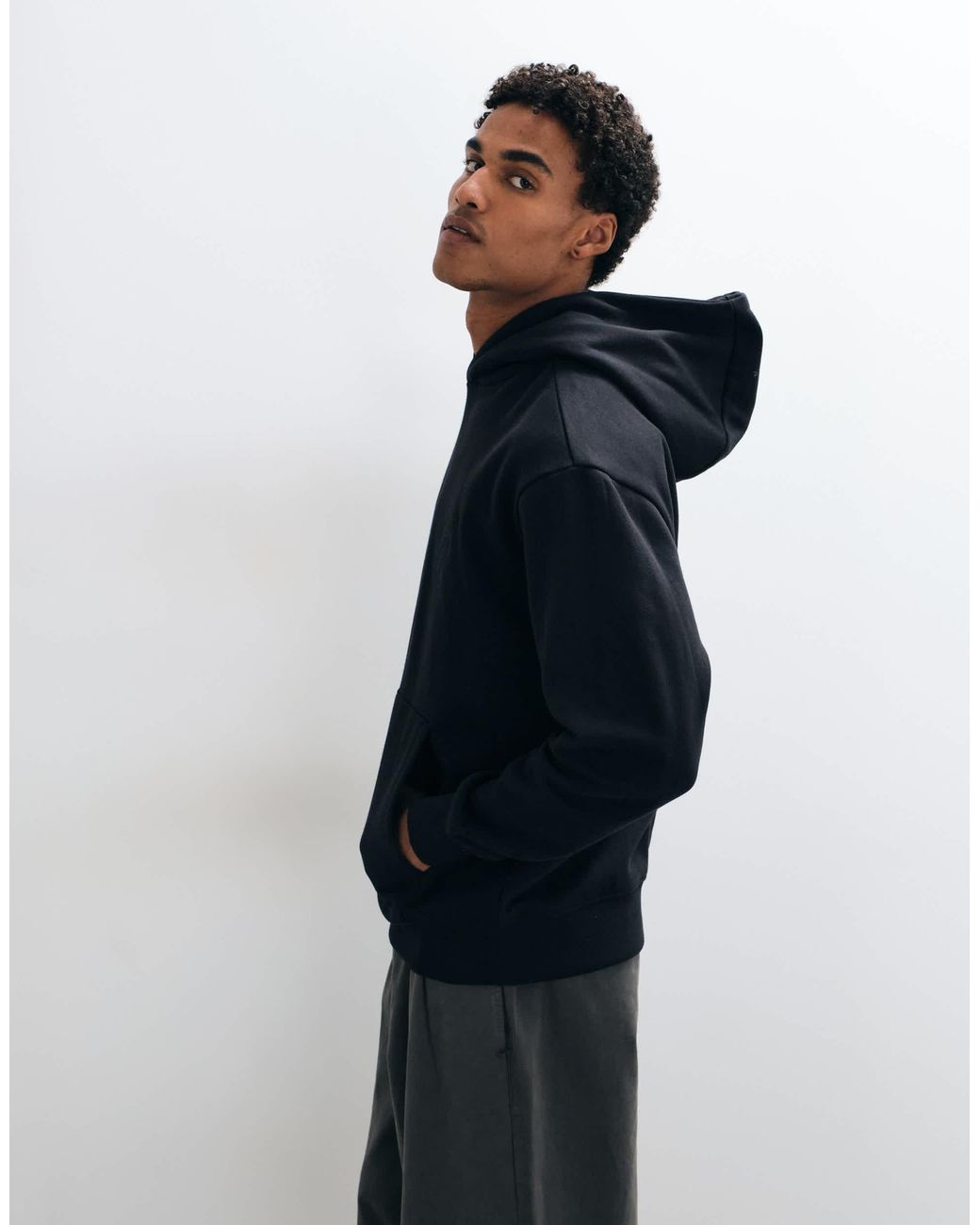 Sweat à capuche coupe décontractée classique Threadbare pour homme en coloris Blue