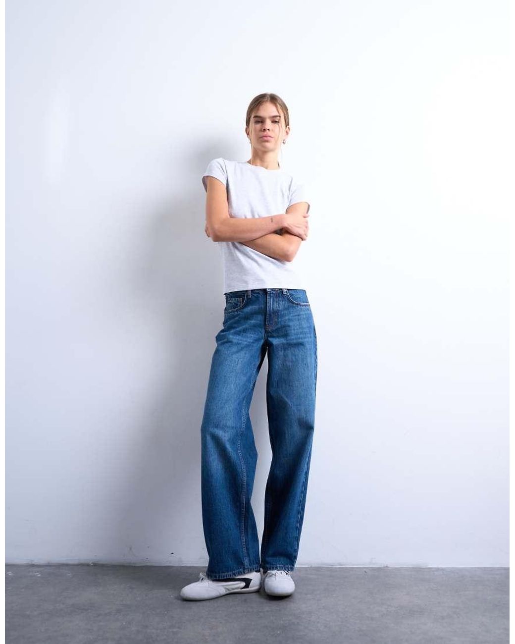 TOPSHOP Blue Everyday Tee