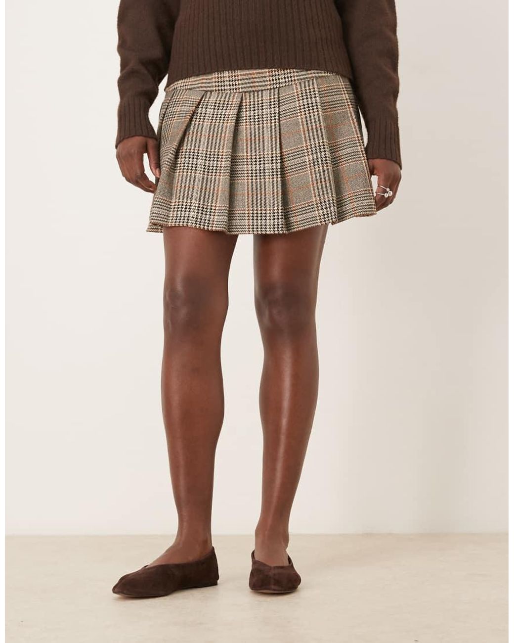 ASOS Brown Lawn Premium Suede Ballets