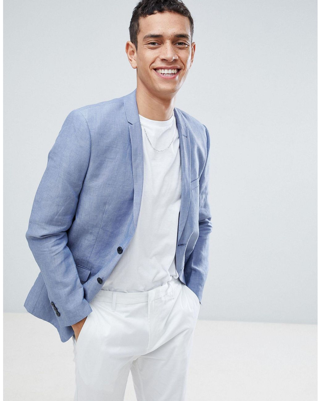 Jack & Jones - Slim-fit Blazer in het Blauw voor heren Lyst NL