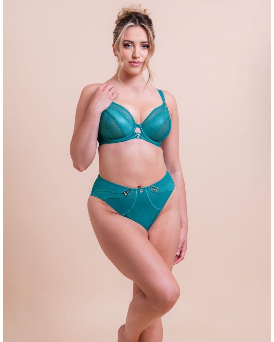Curvy Kate Blue Scantilly Suspense High Waist Brief