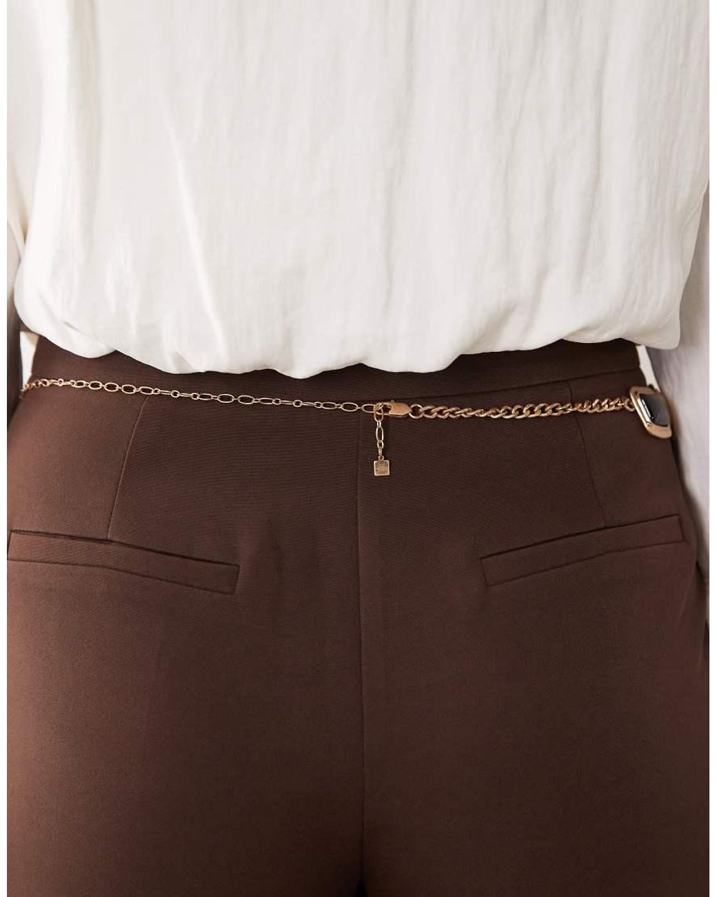 ASOS Natural Resin Stone Set Belt
