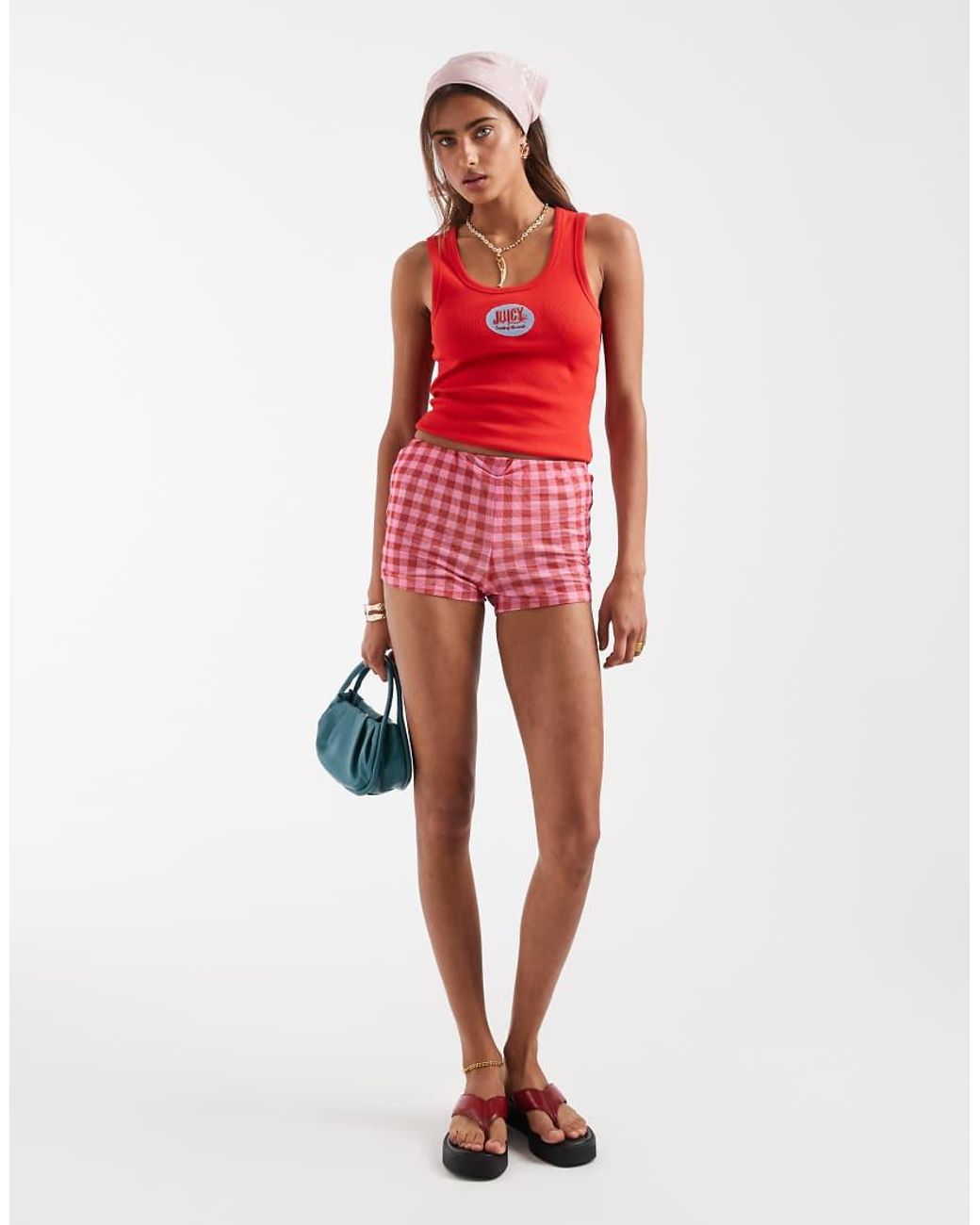 ASOS Red Scoop Neck Vest