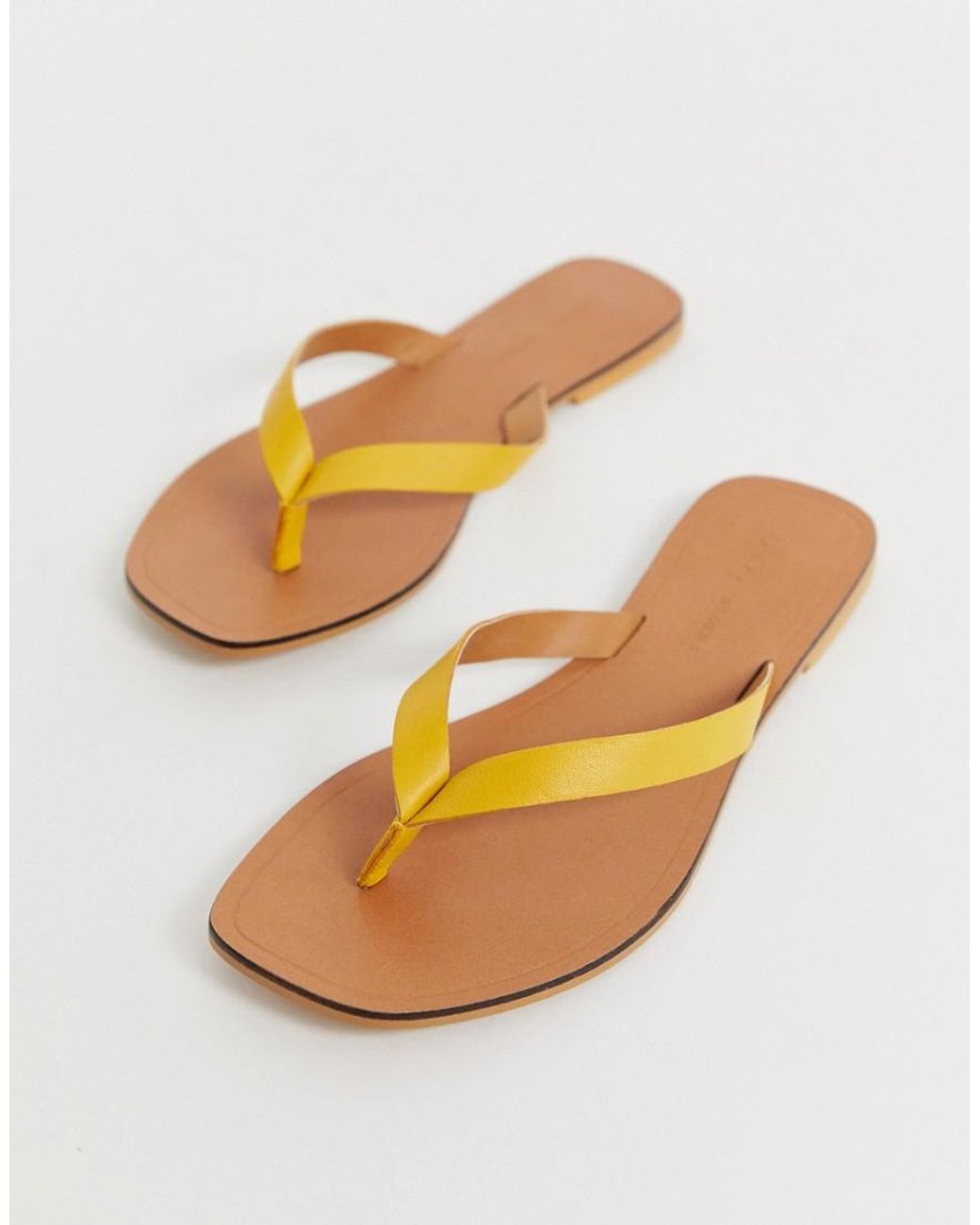 yellow fit flops