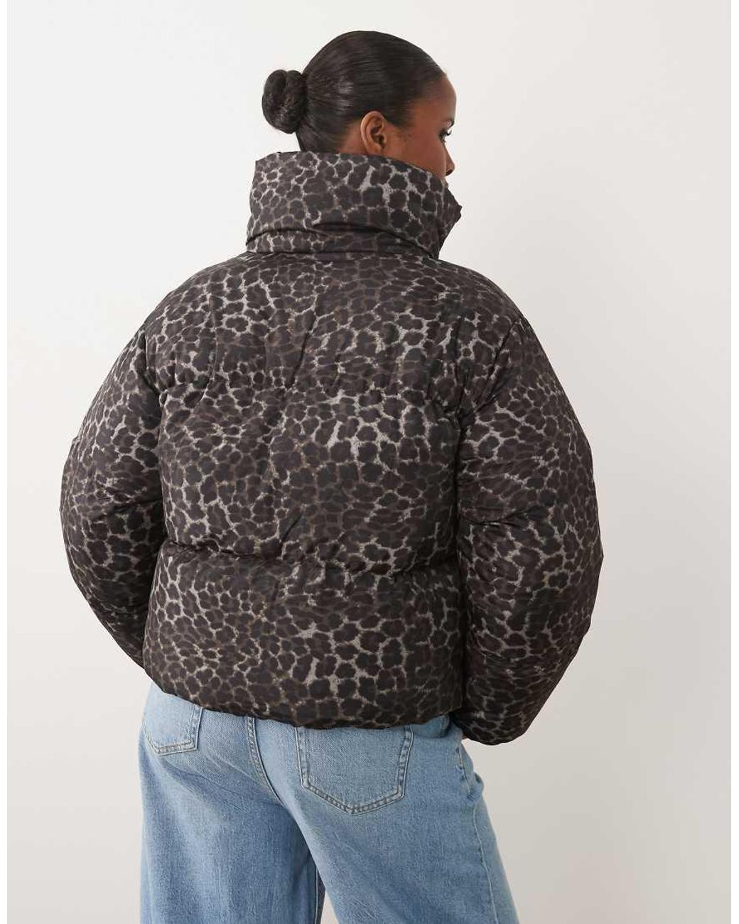 Brave Soul Black Puffer Jacket