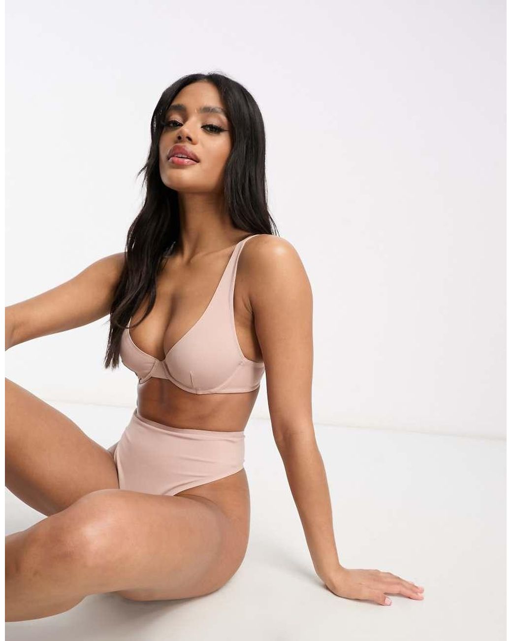 ASOS Brown Marina Smoothing Underwire Bra