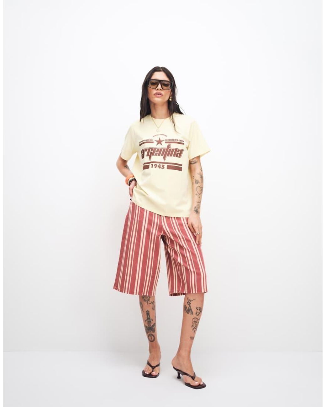 ASOS White Regular Fit T-Shirt With Argentina Graphic