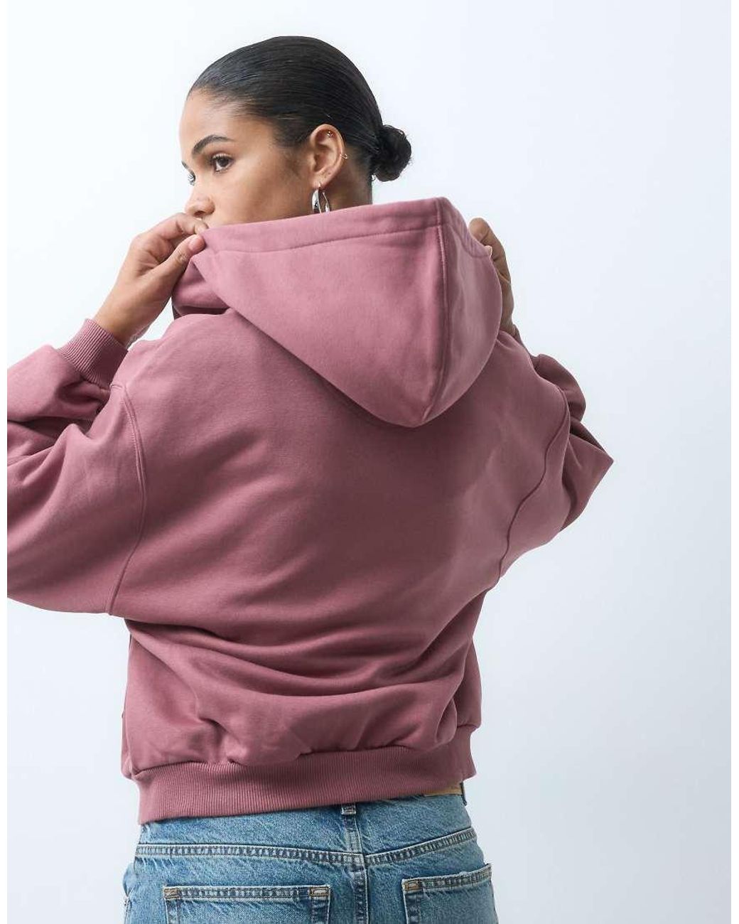 Wrangler White Oversized Zip Up