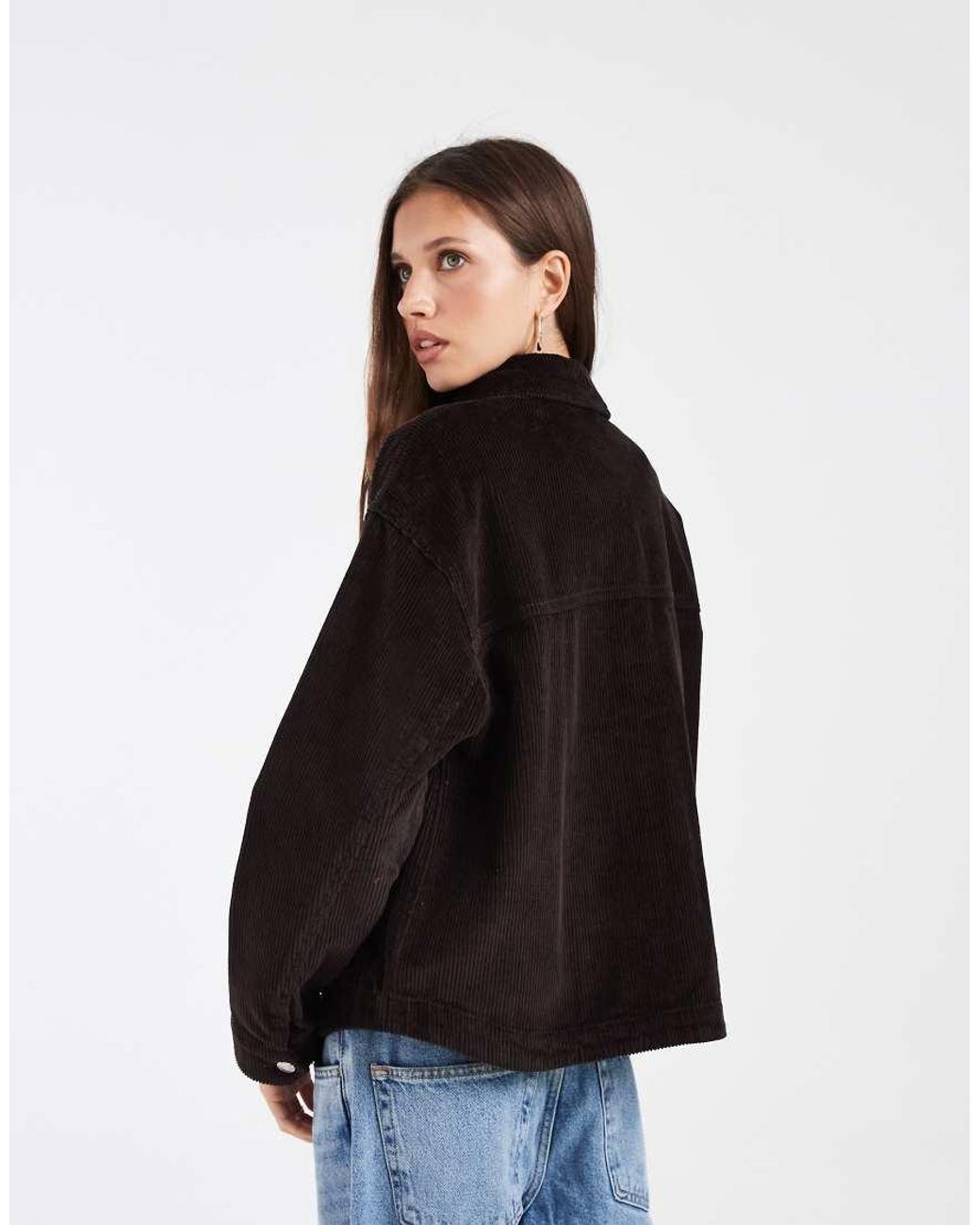 Vero Moda Black Cord Overshirt