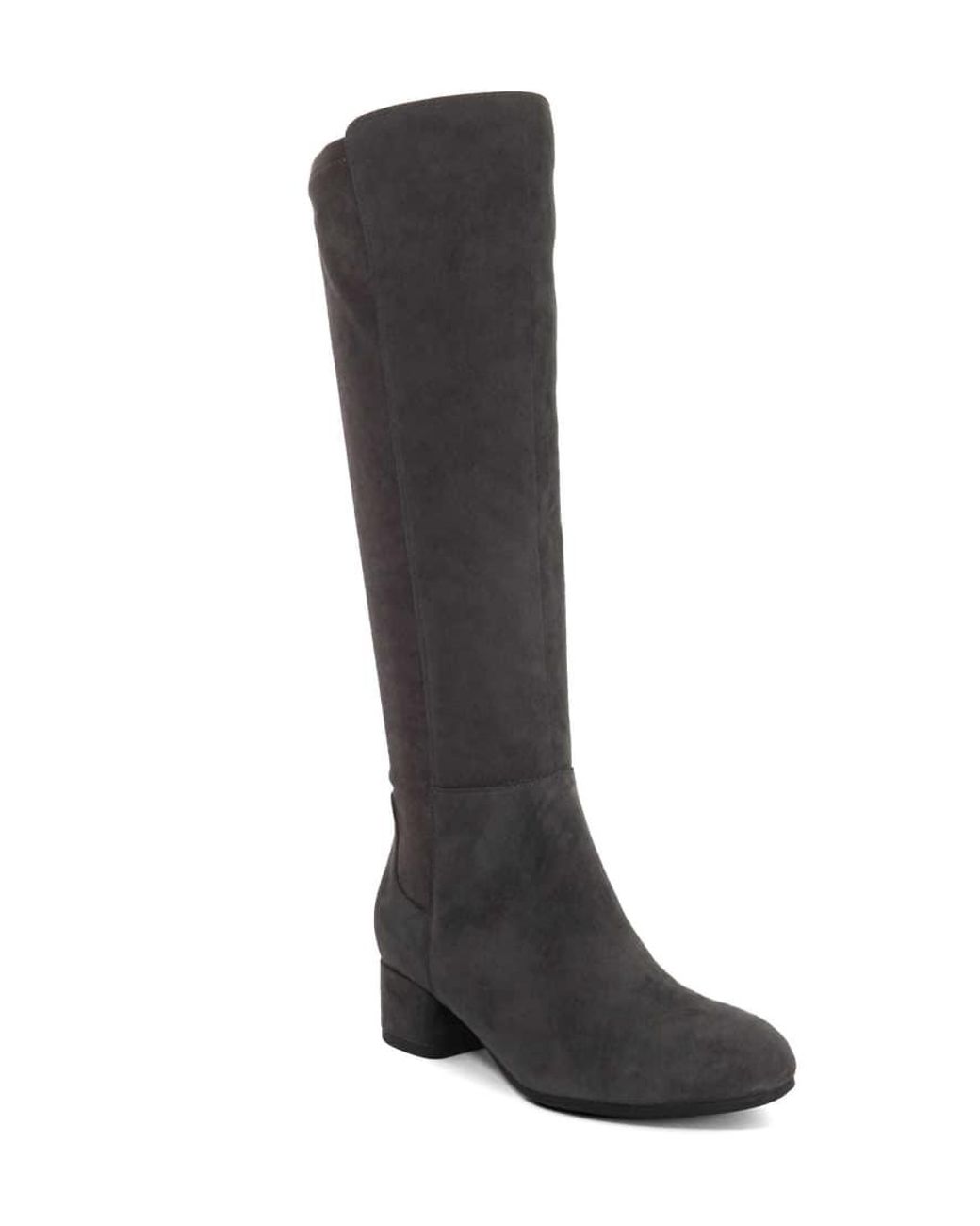 Dune Black Wide Fit Wf Tayla Knee High Boots