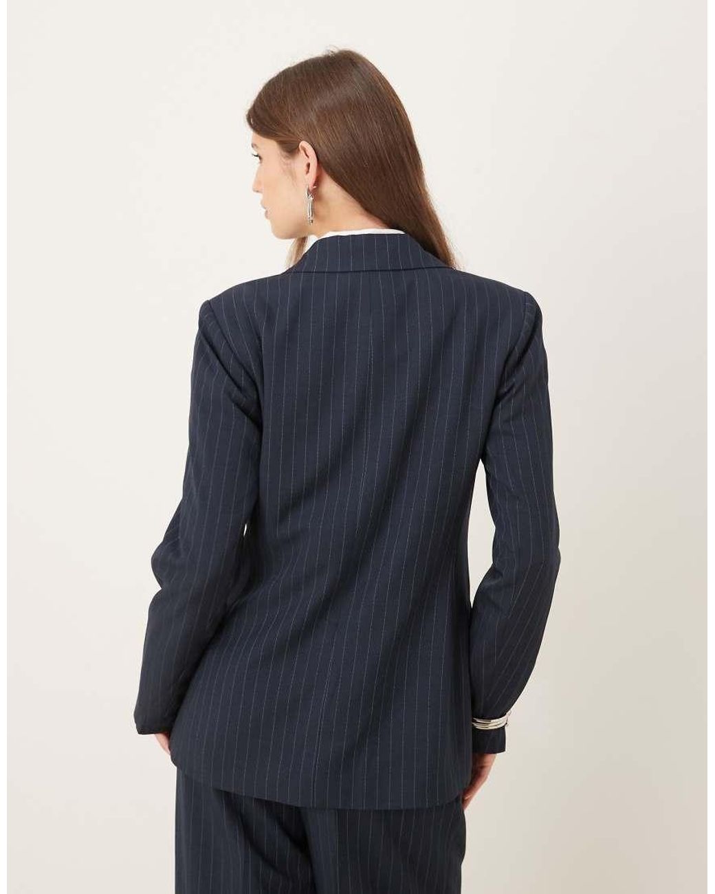 Vila Blue Tailored Blazer Co-ord