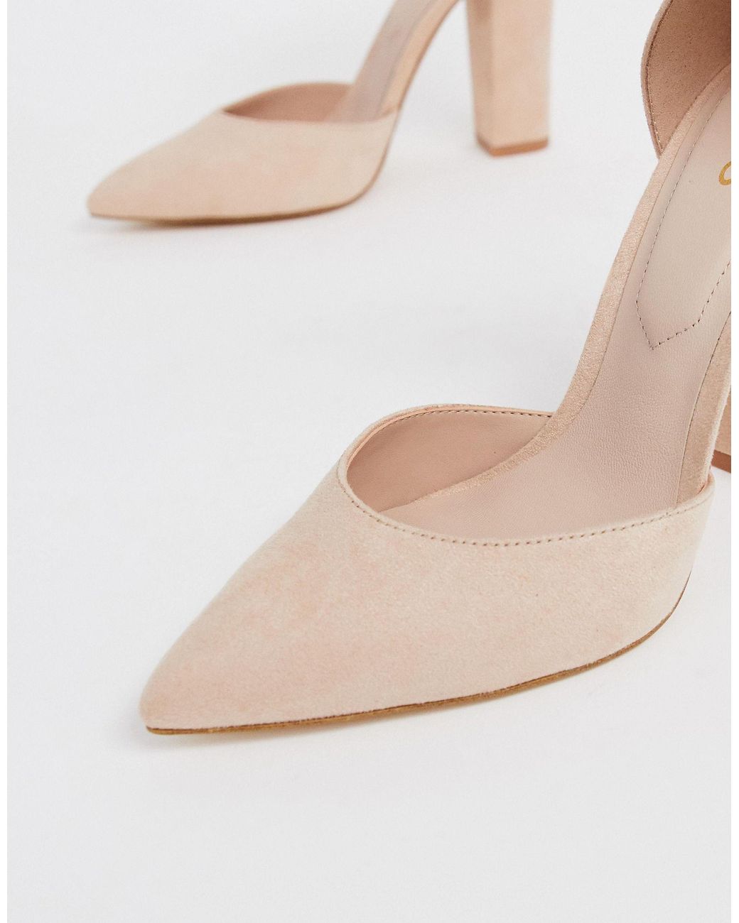Aldo nicholes block heel court cheap shoes