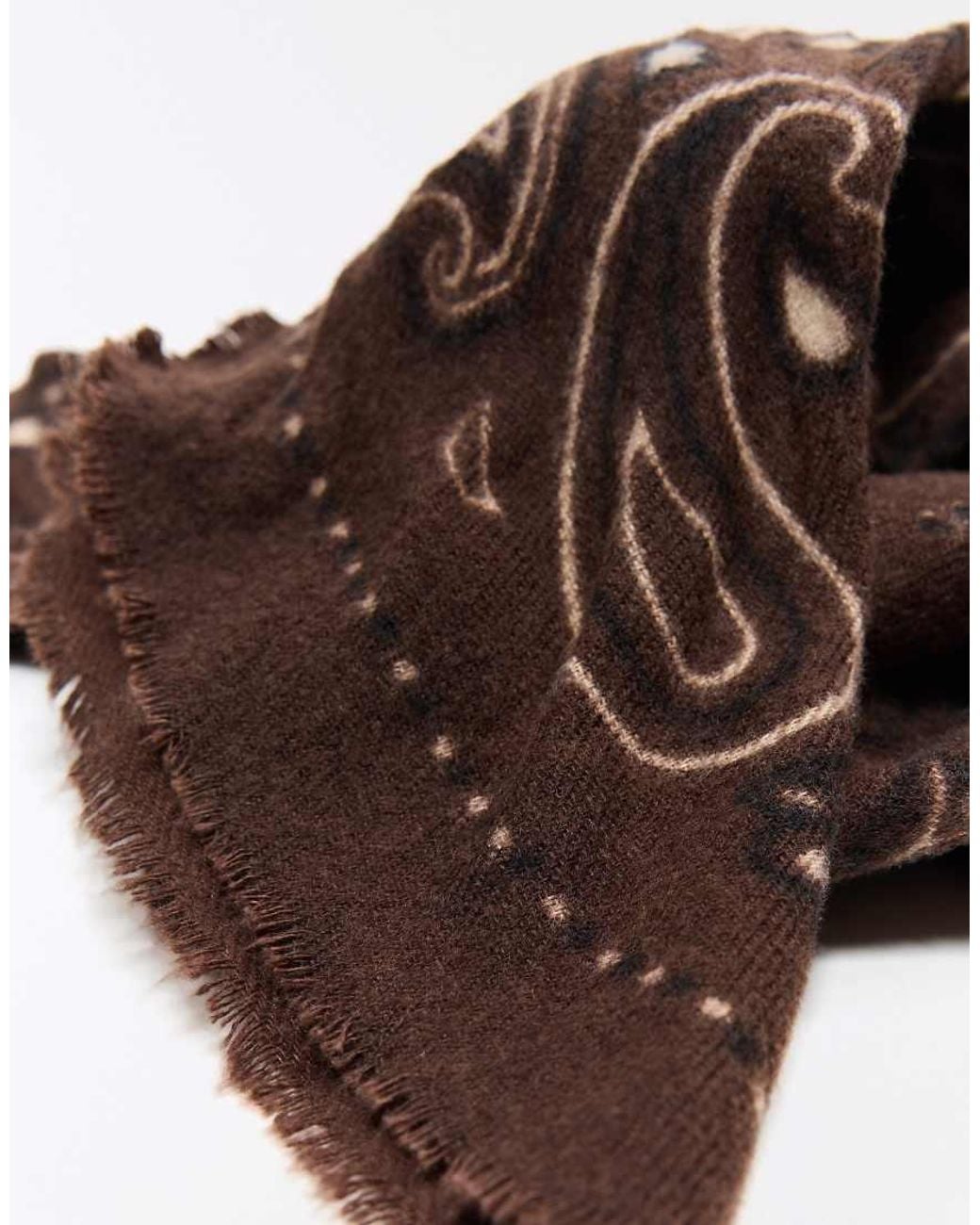 Bershka Red Printed Bandana Scarf