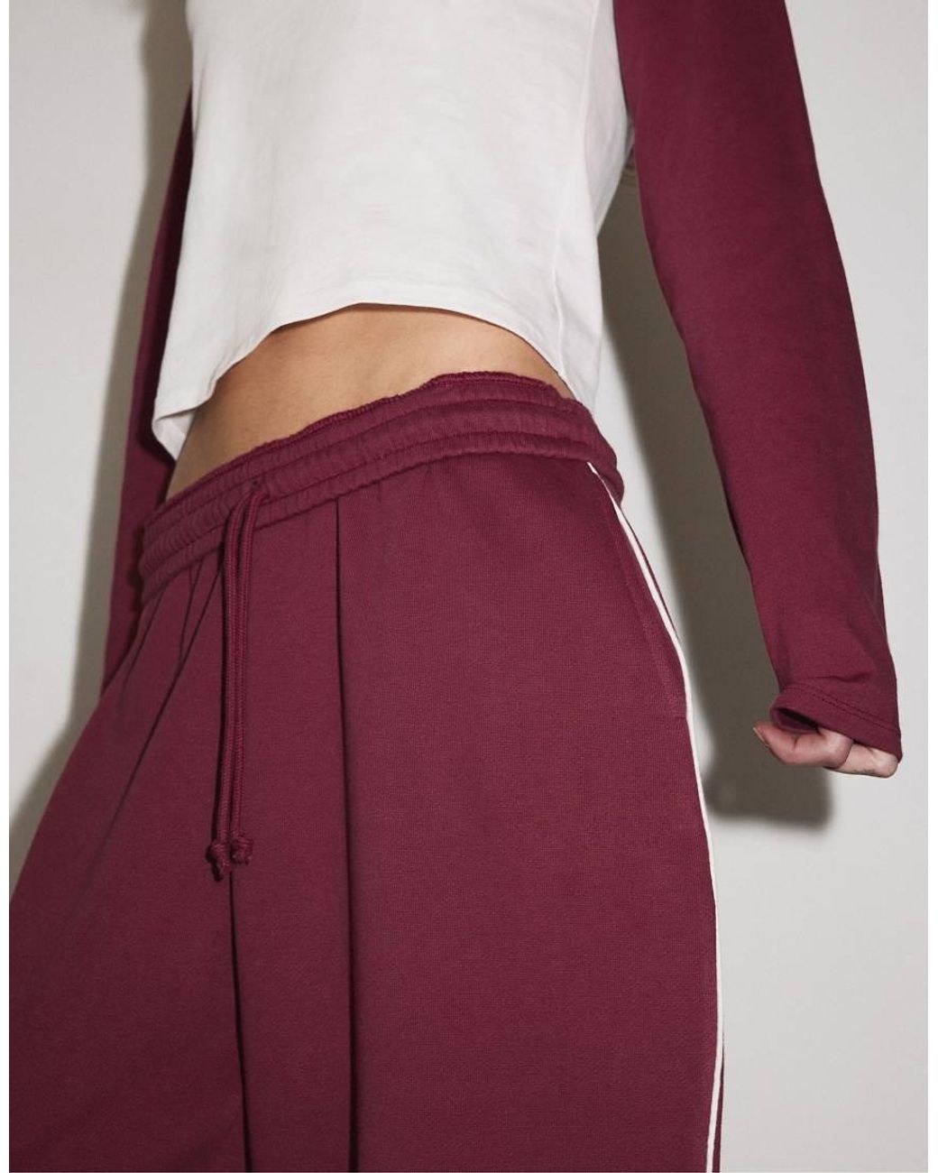 Stradivarius Pink toggle jogger Trousers