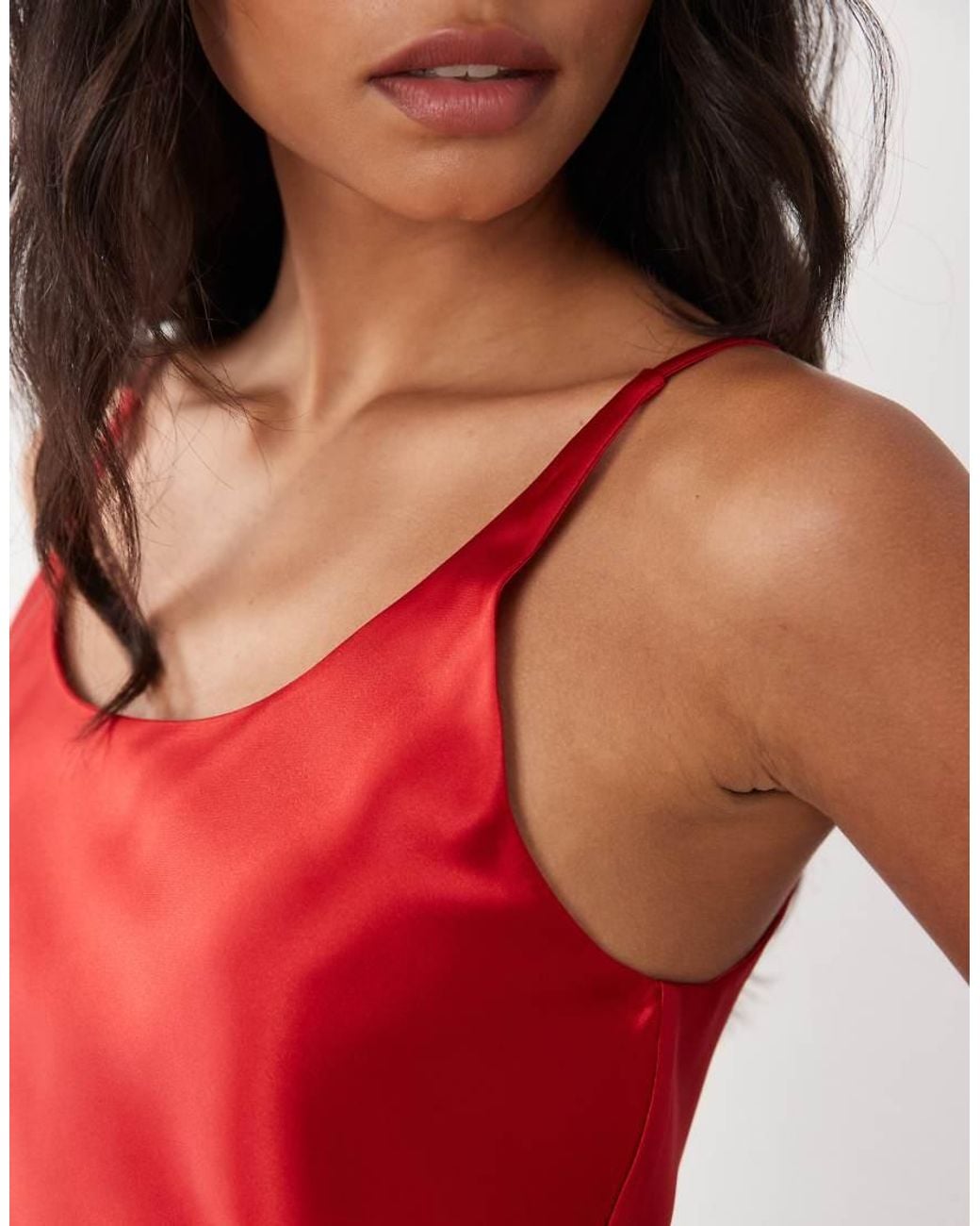 ASOS Red Scoop Neck Cami