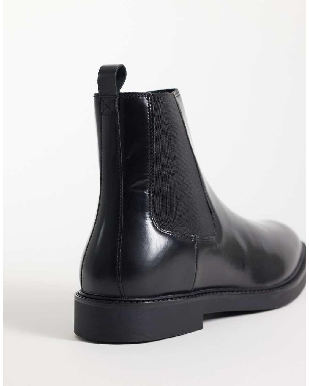 ASOS Black Chelsea Boots for men