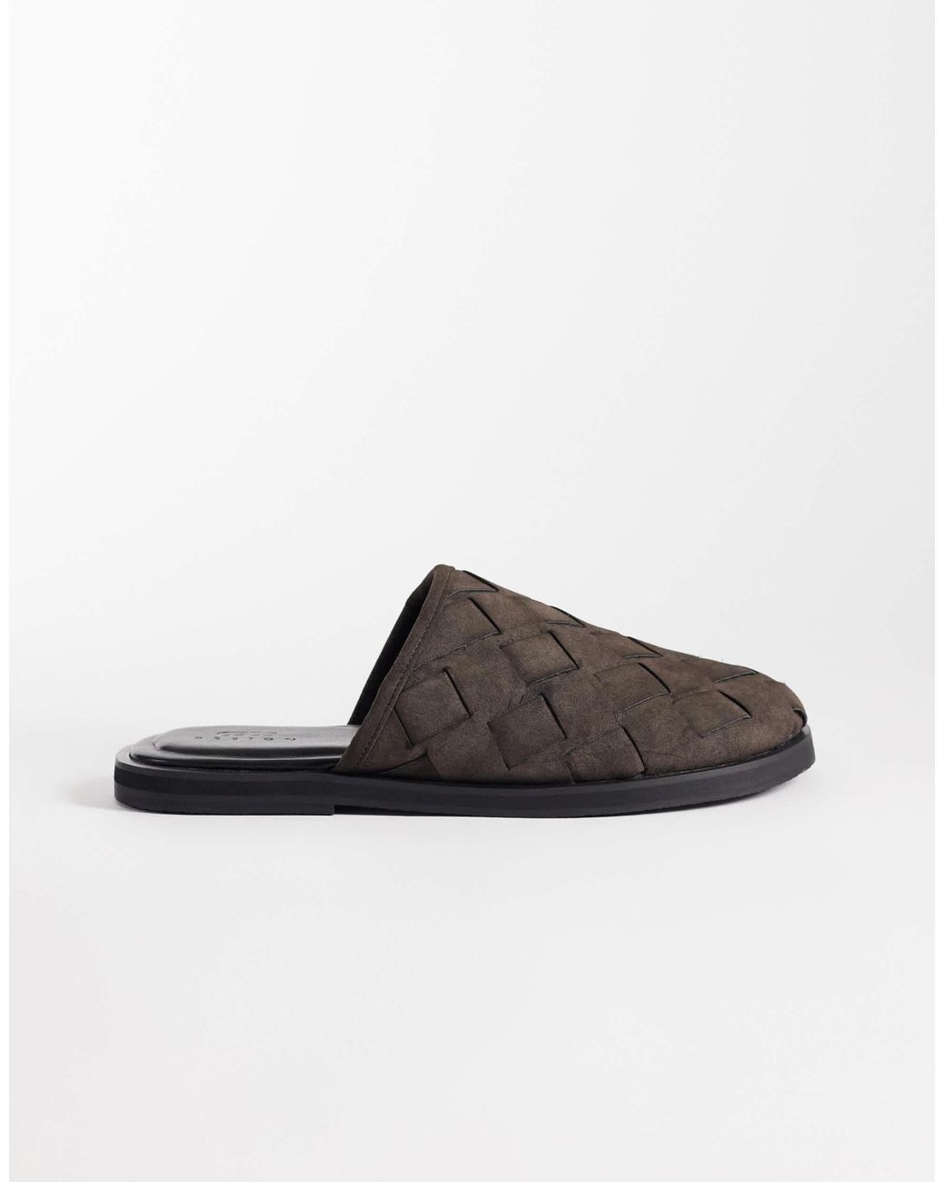 ASOS – gewebte pantoletten in Brown für Herren