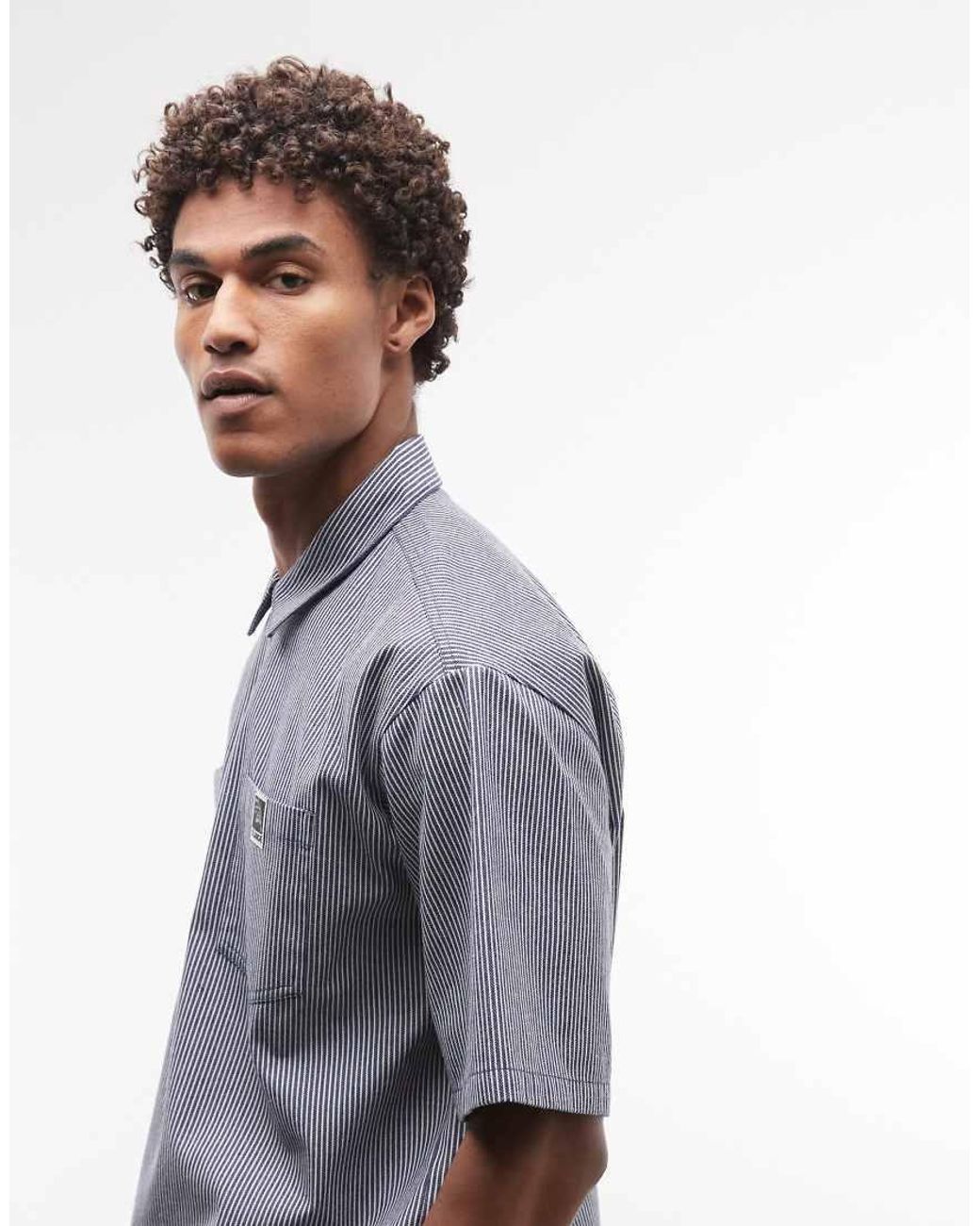 Xlarge Blue Camp Shirt for men