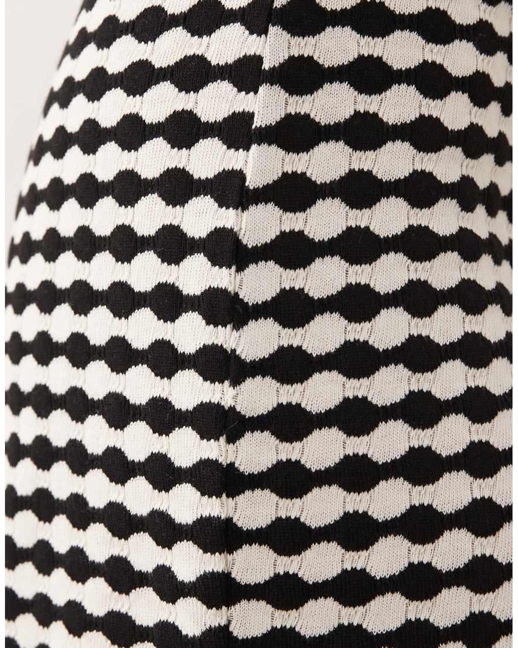ASOS Natural Crochet Jersey Short Co-ord