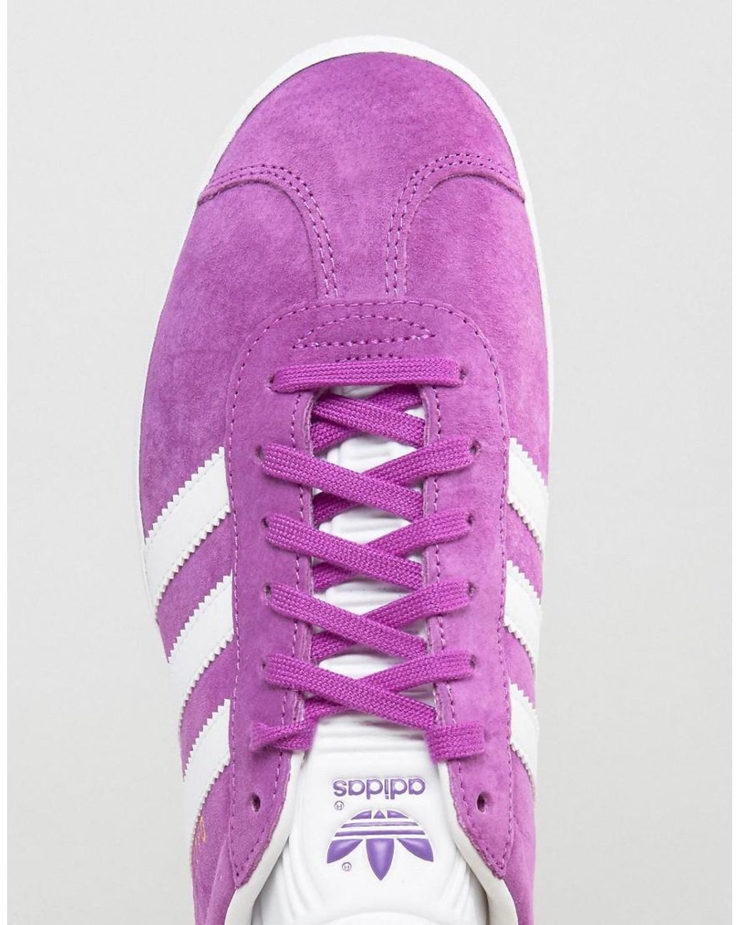 adidas gazelle silver green womens Adidas Gazelle Indoor Shock Purple – UNEQUALED main image 1